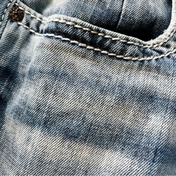 BUCKLE Black Ripped Skinny Jeans Size 31 - Picture 7 of 9